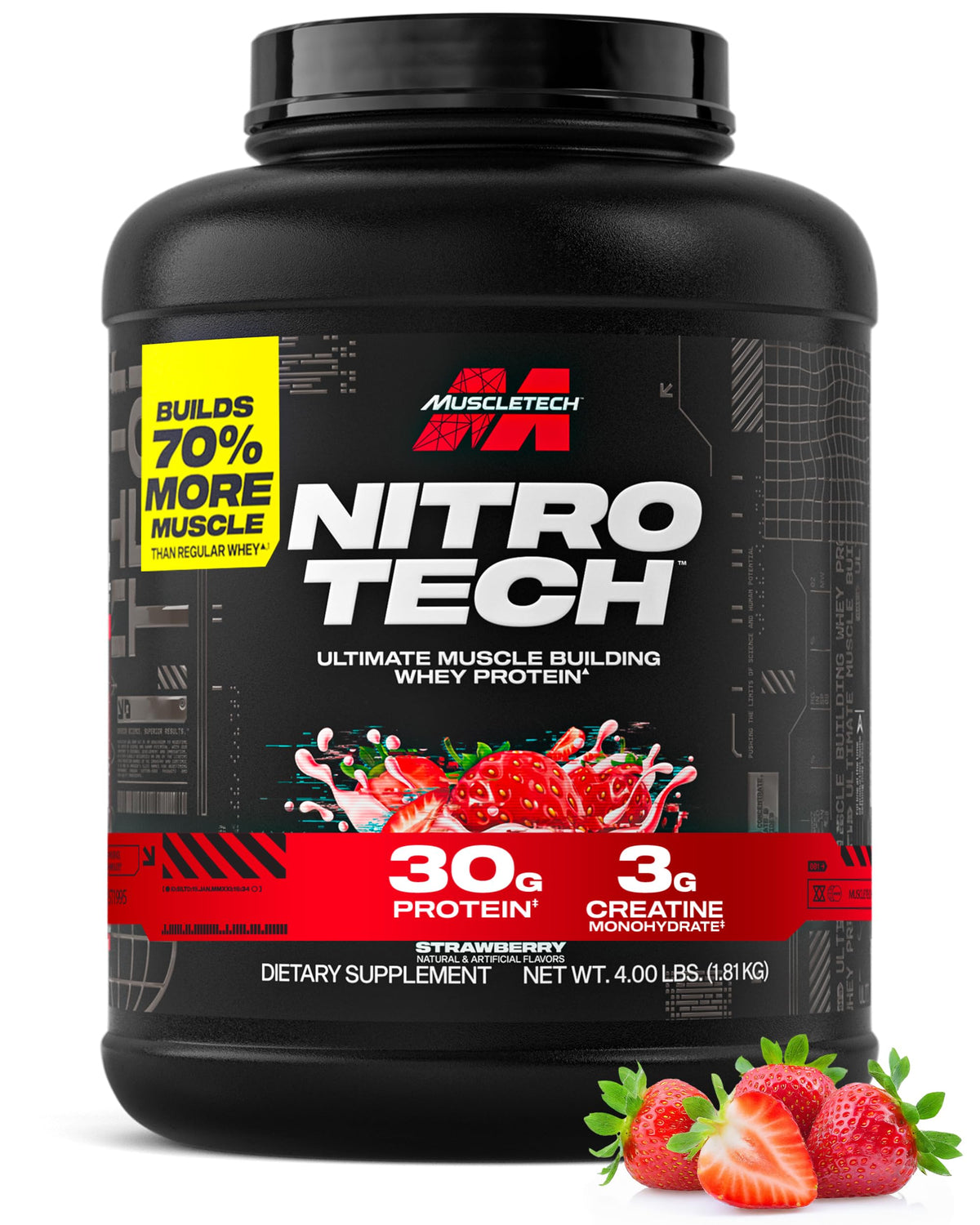 Muscletech NITRO - Proteina Con Creatina