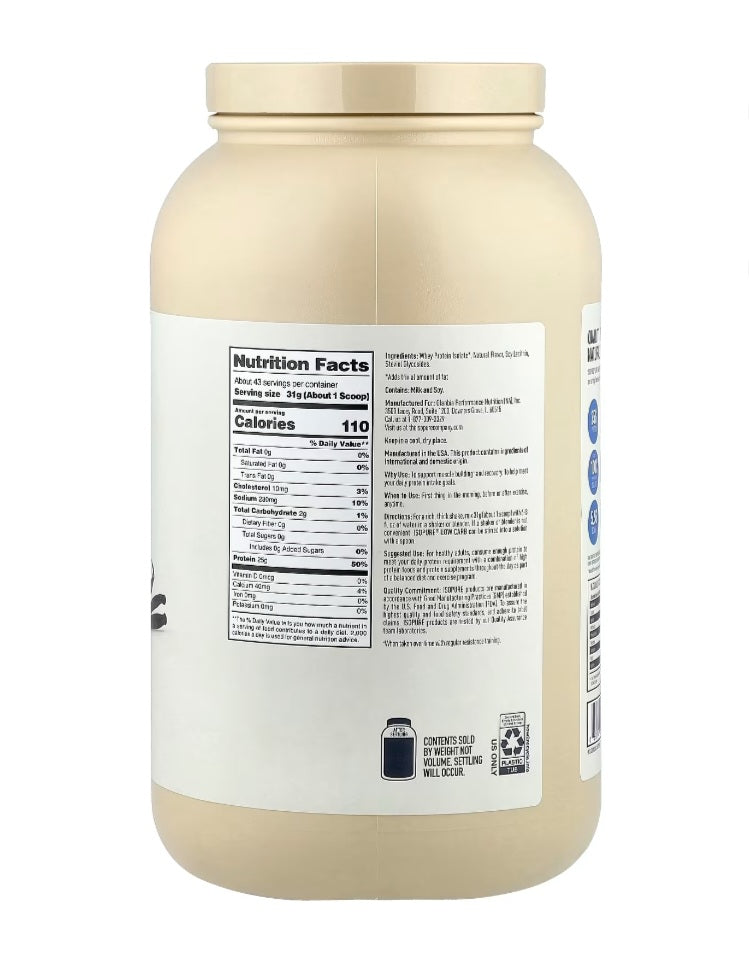 ISOPURE- Proteina- Low Carb 3Lb