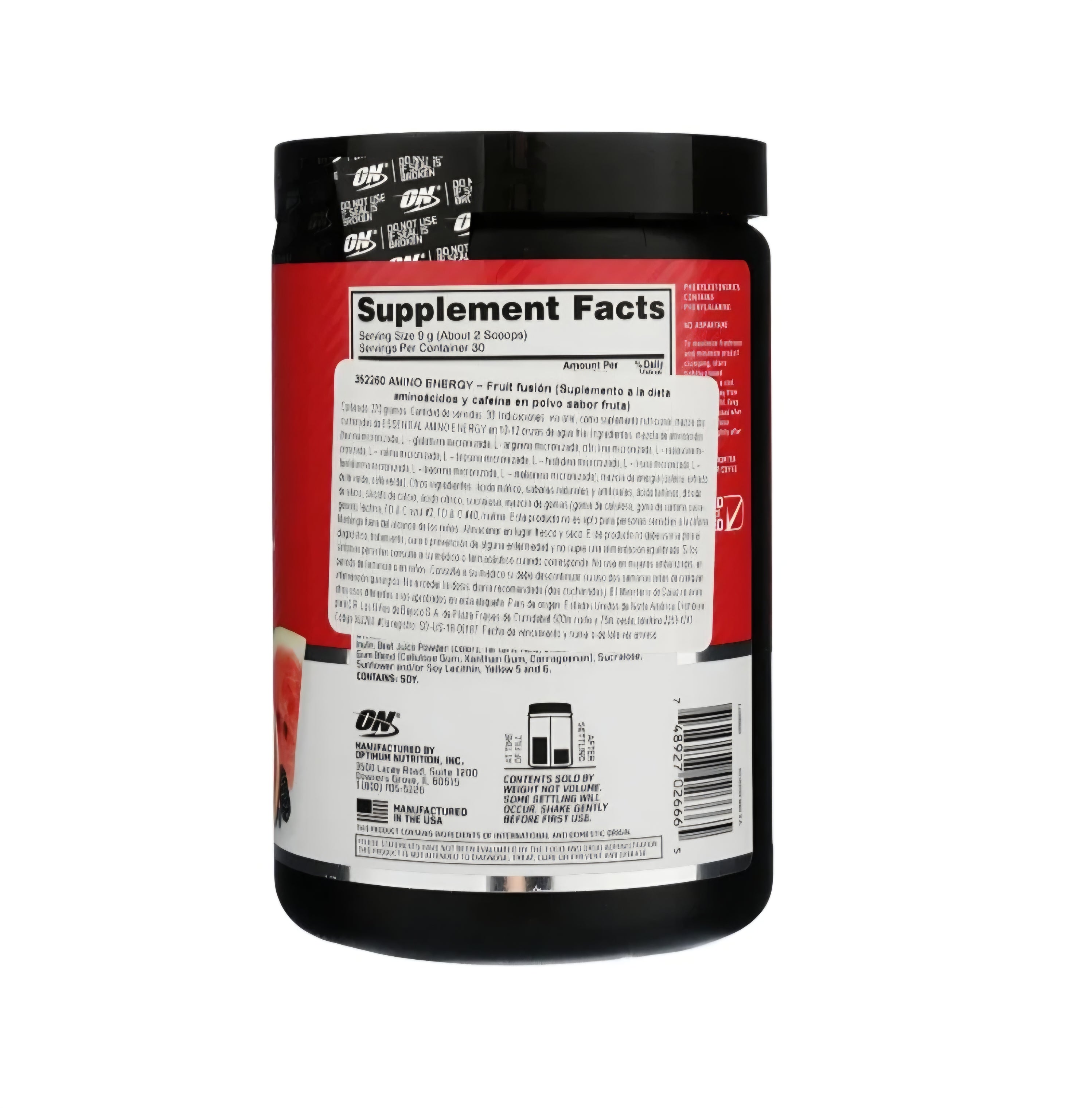 Optimum Nutrion- Aminoacidos Energy (270Grs)