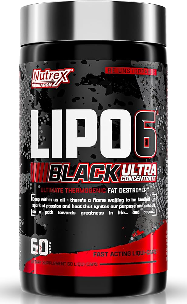 Nutrex- Quemador-Lipo 6 Black-Rojo  (60 Capas)
