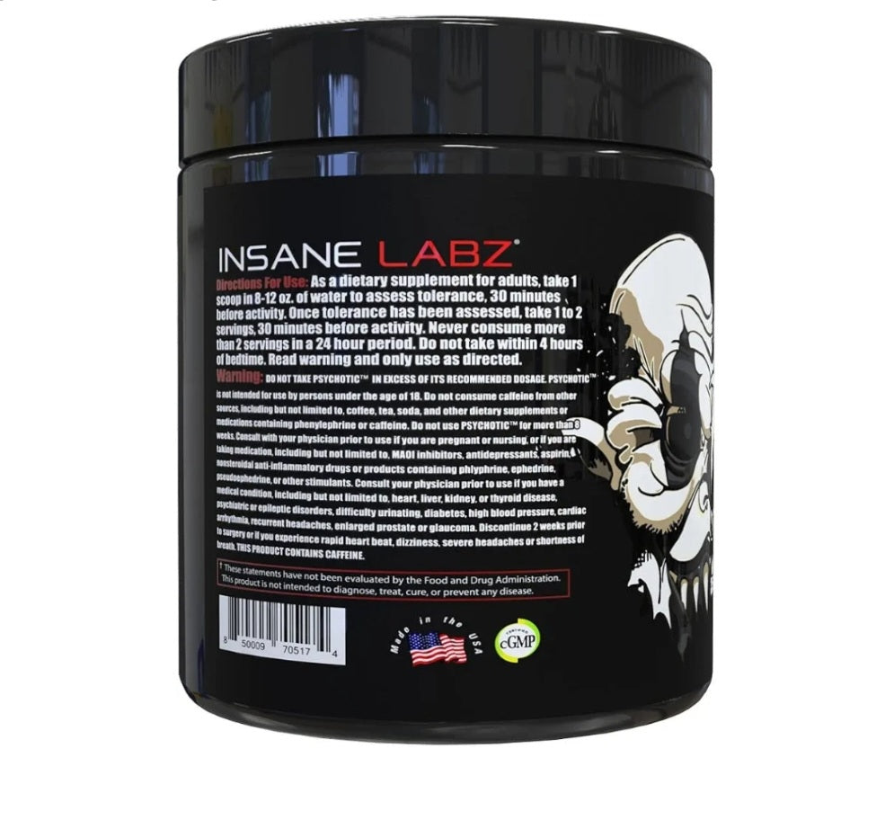Psychotic  PRE-Entreno.. Black (35Serv)