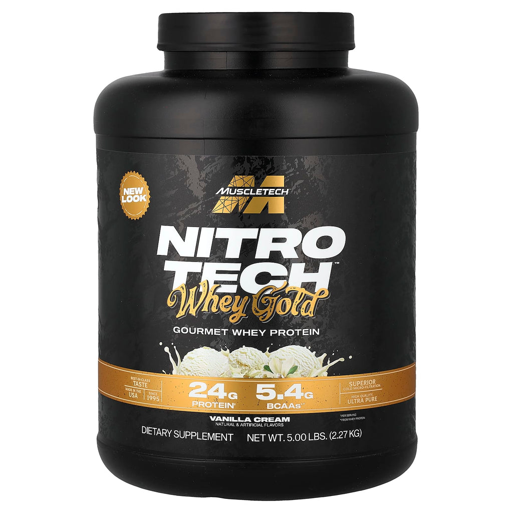 MuscleTech- Nitro Tech- Proteina - Whey Gold 5.03Lb