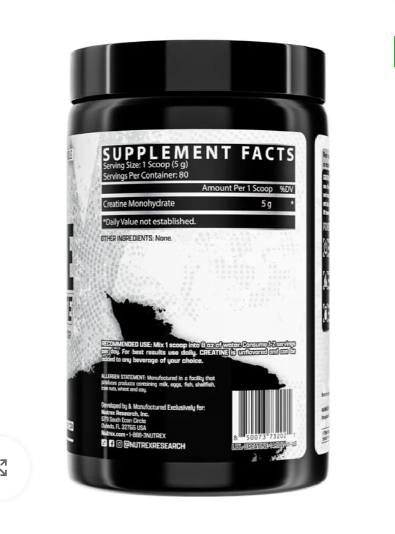Nutrex- Creatina-Monohidratada (80Serv)