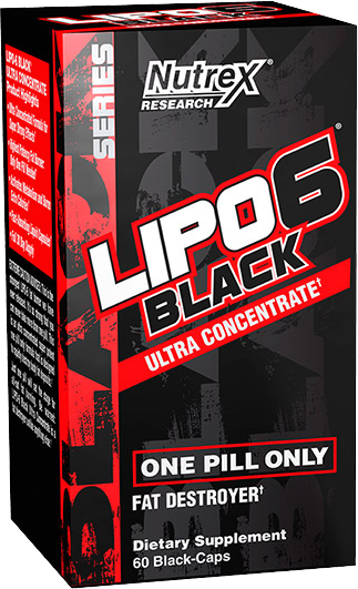 Nutrex- Quemador-Lipo 6 Black-Rojo  (60 Capas)