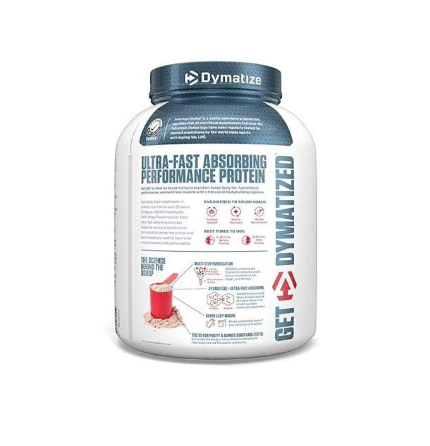 Dymatize -Proteina Jumbo-  ISO100 DE 5lb