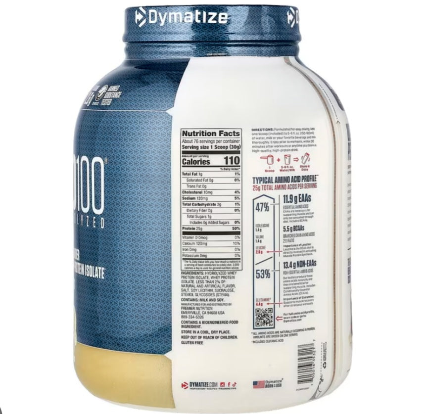Dymatize -Proteina Jumbo-  ISO100 DE 5lb