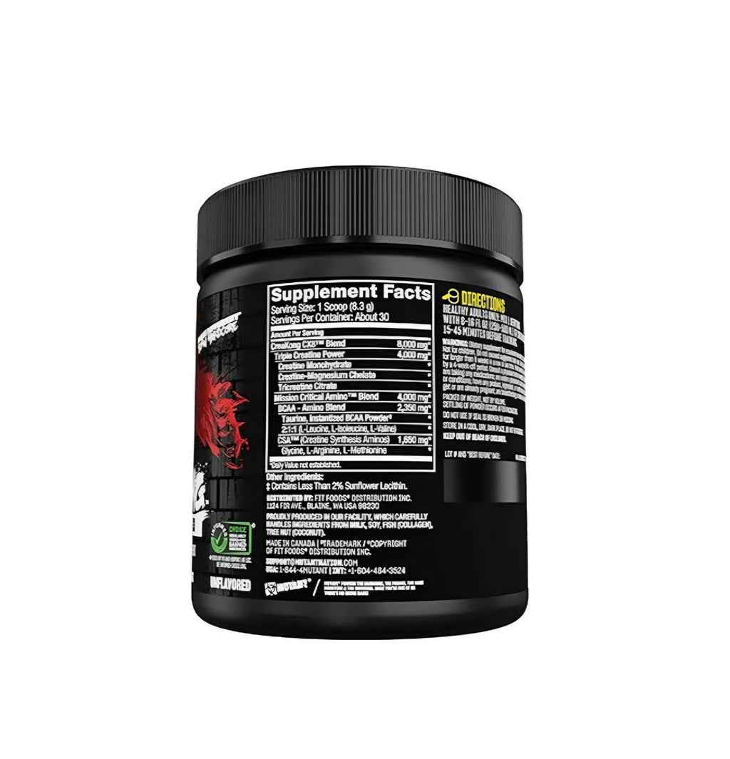 Mutant- Creatina PLUS-Creakong CX8 (30serv)