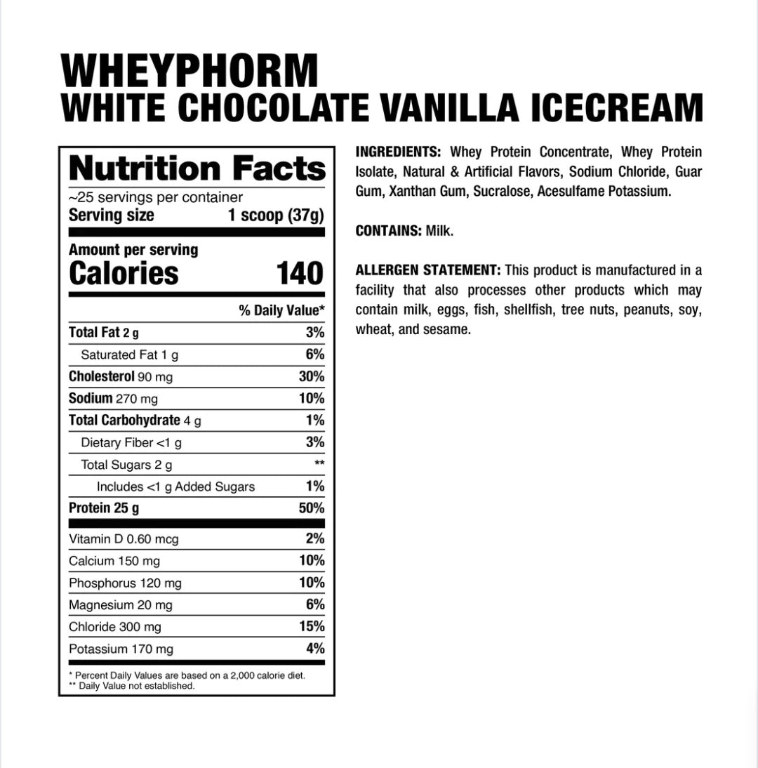 Dragon Pharma -Proteina Mediana- WHEY PHORM 2Lb