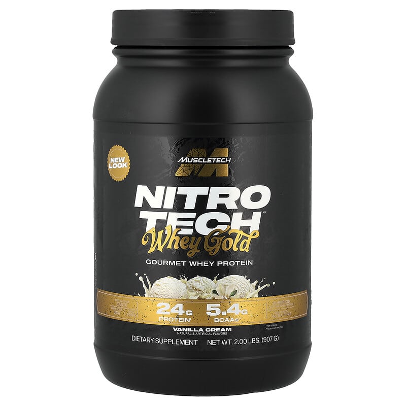MuscleTech- Nitro Tech -Proteina- Whey Gold 2Lb