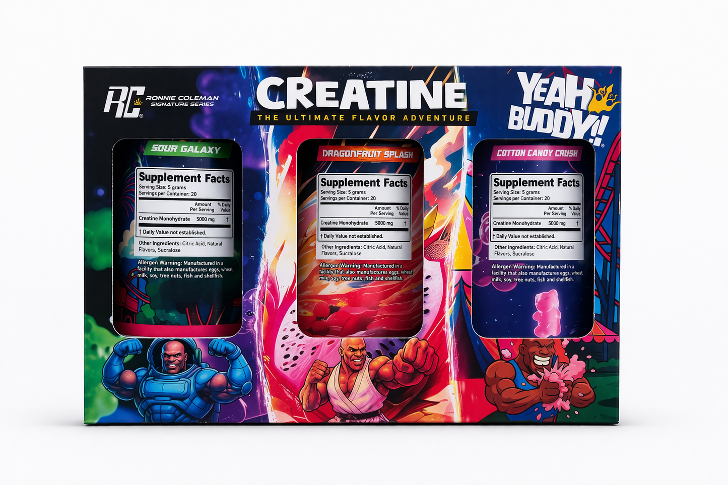 RC-Creatina Mix Monohidratada (Set de 3Sabores)