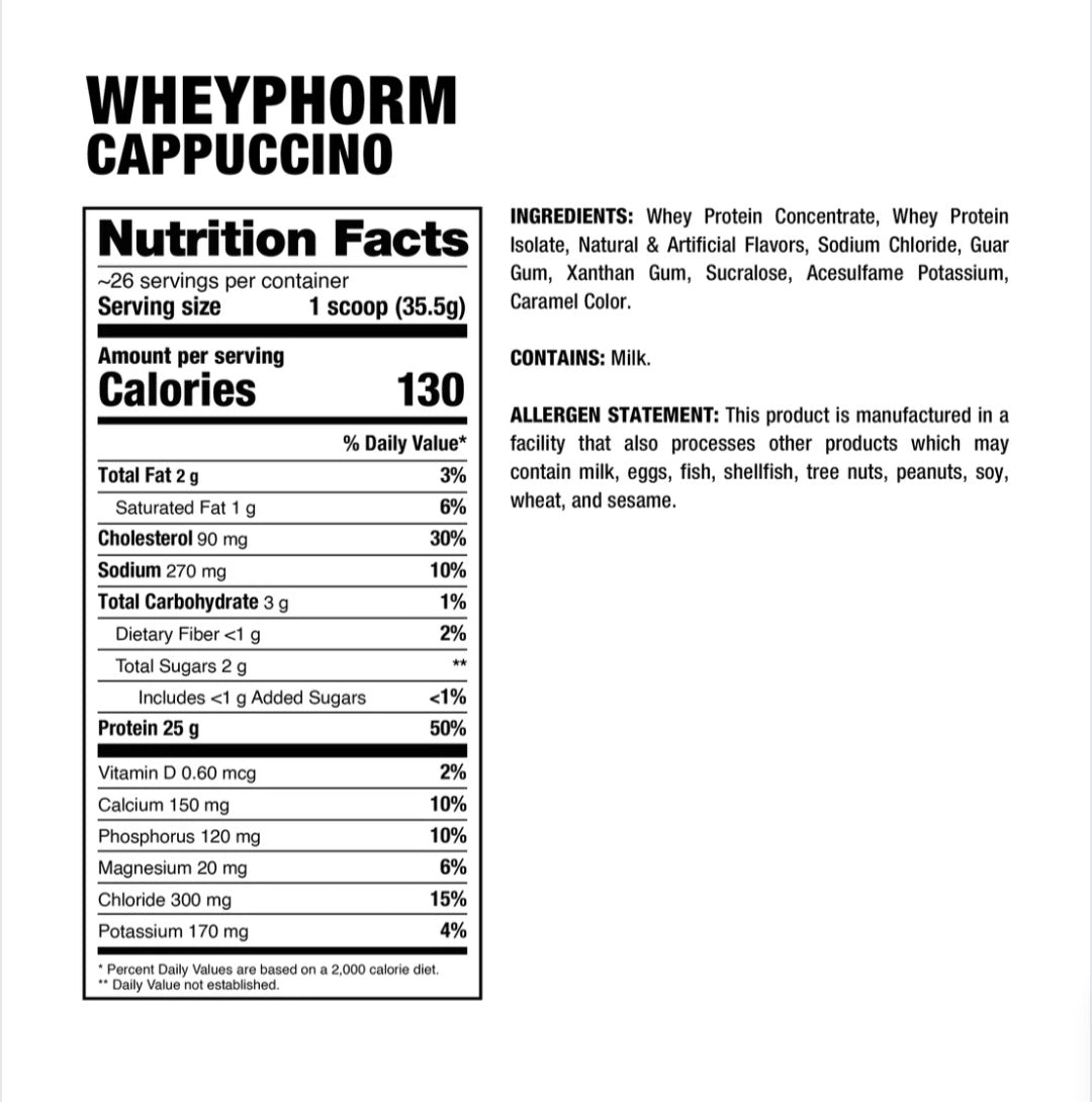 Dragon Pharma -Proteina Mediana- WHEY PHORM 2Lb