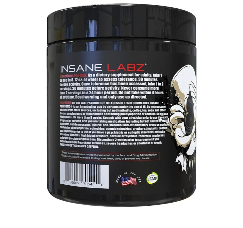 Psychotic  PRE-Entreno.. Black (35Serv)
