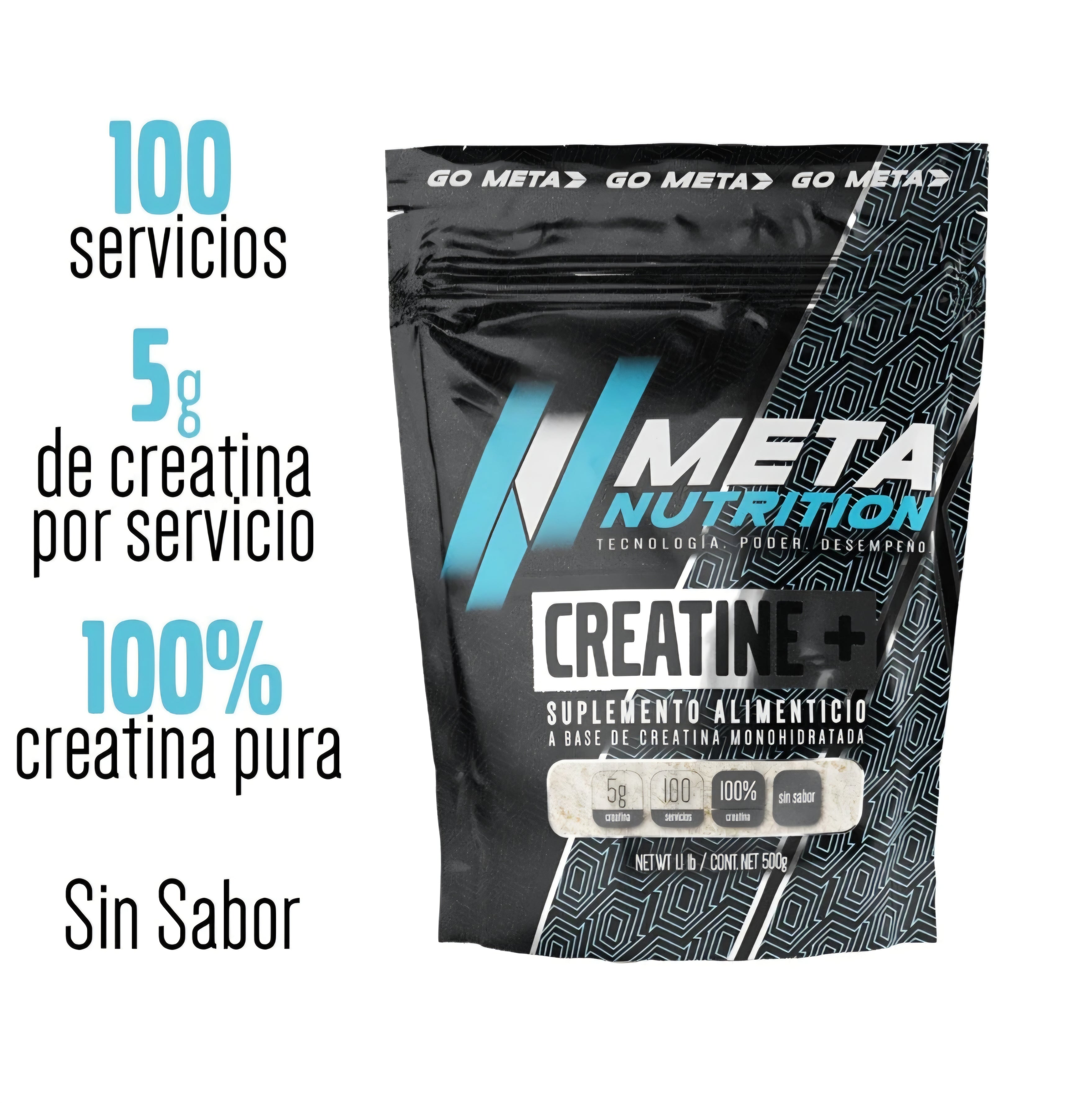 Meta Nutrion- Creatina Monohidratada (100Serv)